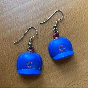 Chicago cubs earrings
